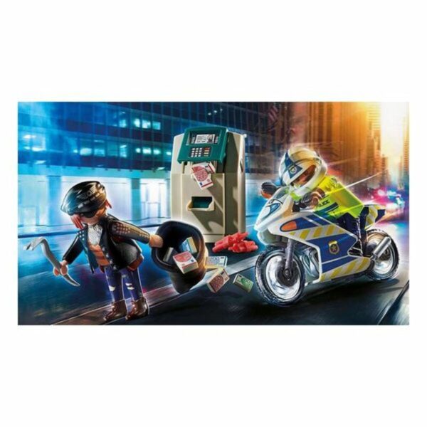 Playset City Action Police Motorbike Playmobil 70572 32 Pieces (32 pcs) - Image 2