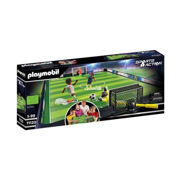 Playset Playmobil Sports & Action Football Pitch 63 Pieces 71120 - Image 2