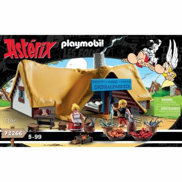 Playset Playmobil Astérix: Ordralfabetix Hut 71266 73 Pieces - Image 5