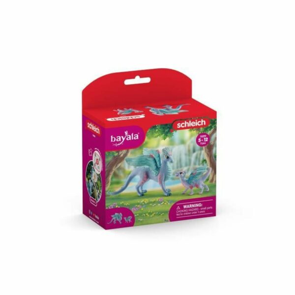 Action Figure Schleich Flower dragon with its little one - Image 2