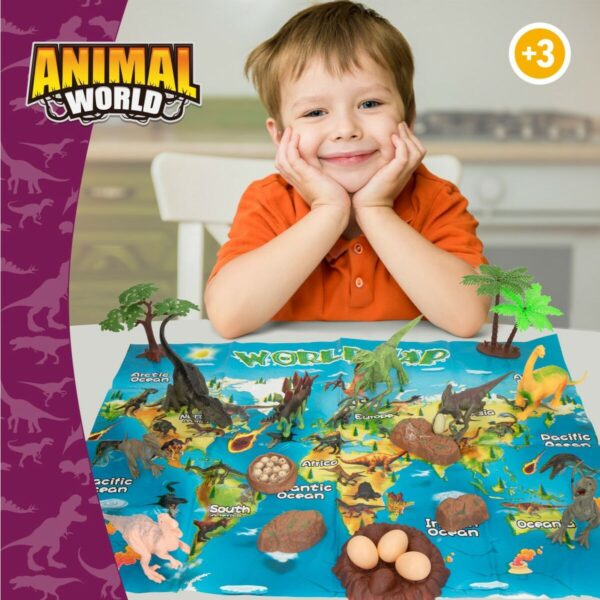 Playset Colorbaby 19 Pieces 6 Units 17 x 9 x 6 cm Dinosaurs - Image 5