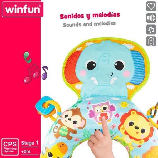 Musical Toy Winfun 32 x 8,5 x 42 cm (2 Units) Cushion Rattle - Image 3