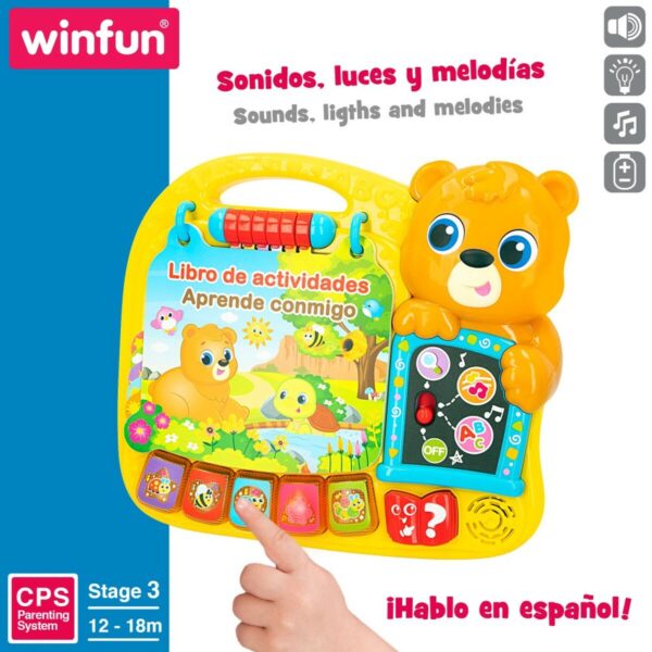 Children's interactive book Winfun 26,5 x 4,5 x 23,5 cm ES (4 Units) - Image 3