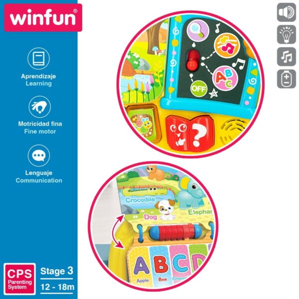 Children's interactive book Winfun 26,5 x 4,5 x 23,5 cm ES (4 Units) - Image 4