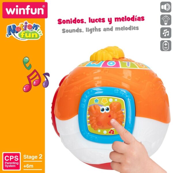 Musical Toy Winfun 15 x 15 cm (4 Units) Ball - Image 3