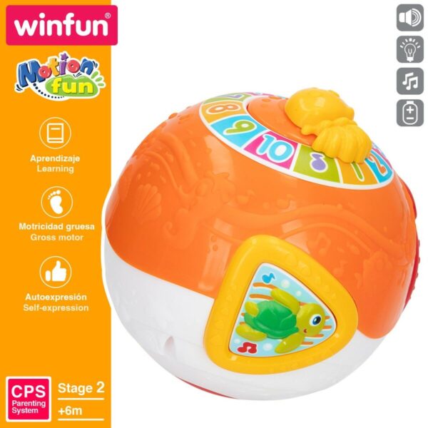 Musical Toy Winfun 15 x 15 cm (4 Units) Ball - Image 4