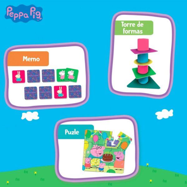 Educational Game Peppa Pig Edu Games Collection 24,5 x 0,2 x 24,5 cm (6 Units) 10-in-1 - Image 5