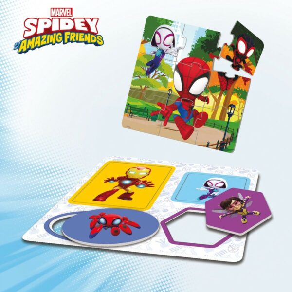 Educational Game Spidey 24,5 x 0,2 x 24,5 cm (6 Units) 10-in-1 - Image 6