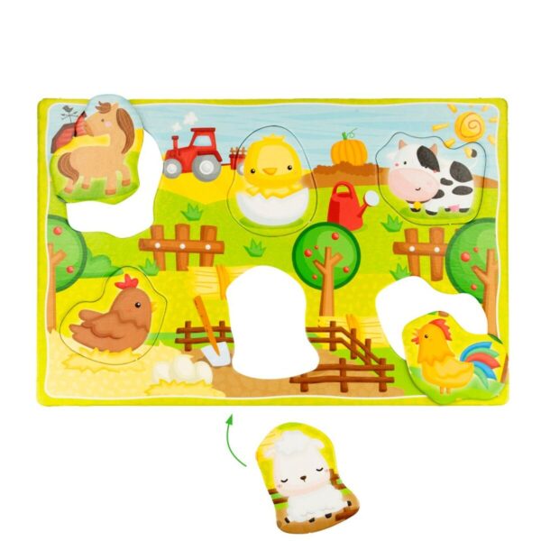 Educational Game Lisciani 26 x 6 x 26 cm animals Montessori method 67 Pieces 6 Units - Image 4