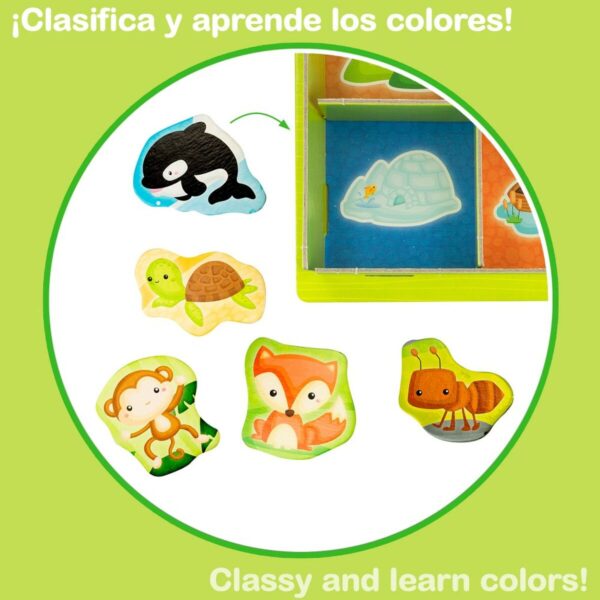 Educational Game Lisciani 26 x 6 x 26 cm animals Montessori method 67 Pieces 6 Units - Image 6