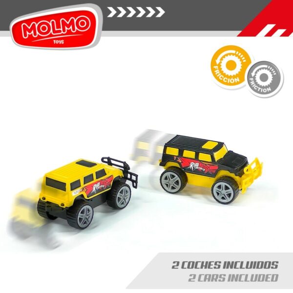 Vehicle Carrier Truck Colorbaby 47 x 13 x 8 cm (4 Units) 3 Pieces Friction - Image 4