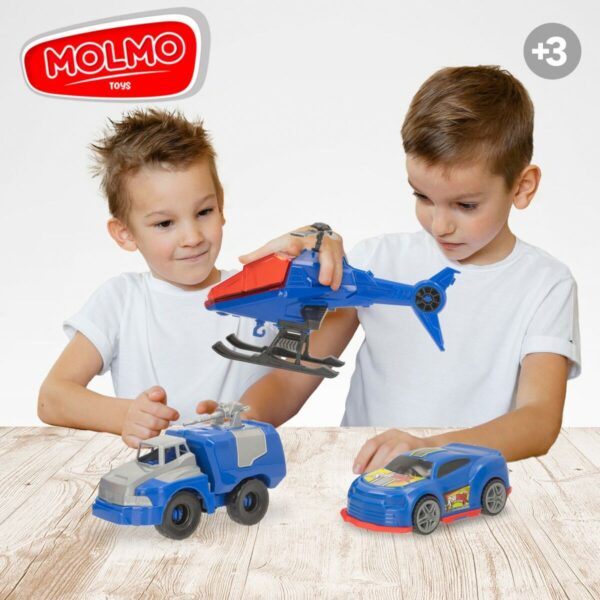 Set of cars Colorbaby 20 x 12 x 8,5 cm 6 Units 3 Pieces Police Officer - Image 7