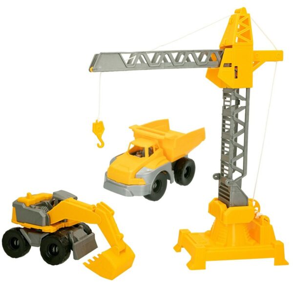 Construction Vehicles Colorbaby 31 x 41 x 9,5 cm (4 Units) 3 Pieces - Image 3