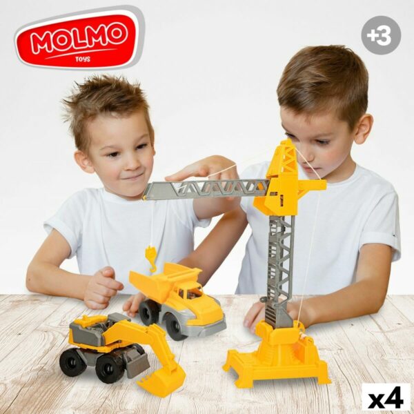 Construction Vehicles Colorbaby 31 x 41 x 9,5 cm (4 Units) 3 Pieces - Image 2