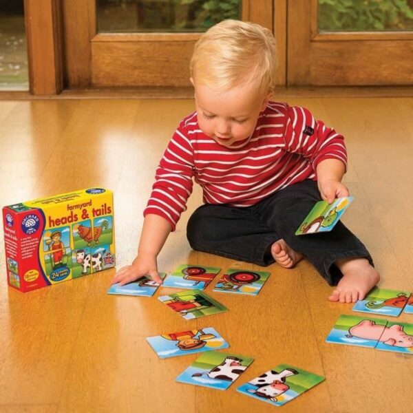 Educational Game Orchard Farmyard Heads & Tails (FR) - Image 3