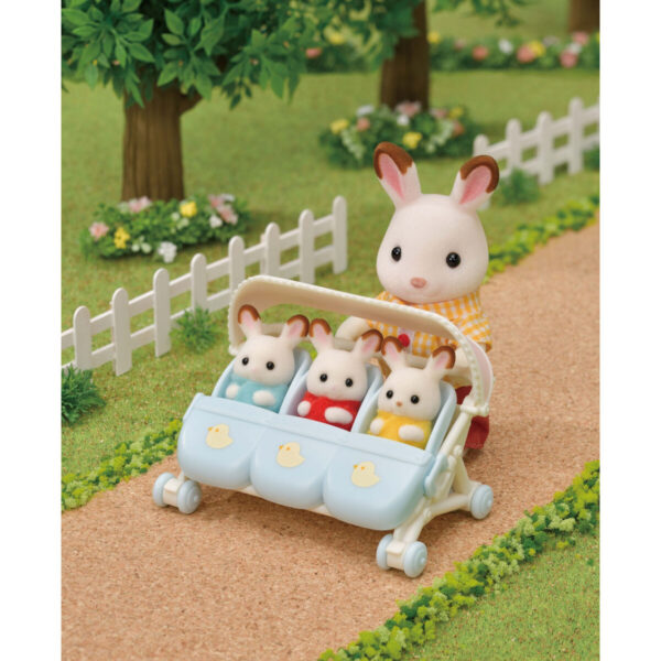 Playset Sylvanian Families The Triple Stroller - Image 2