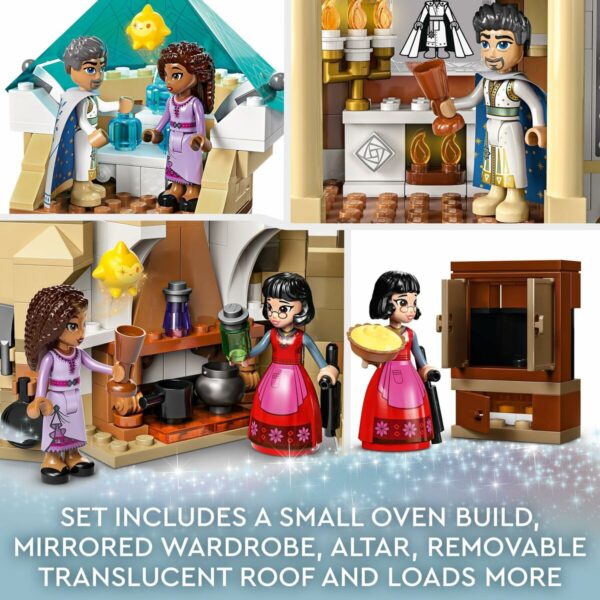 Playset Lego Disney Wish 43224 King Magnifico's Castle 613 Pieces - Image 5