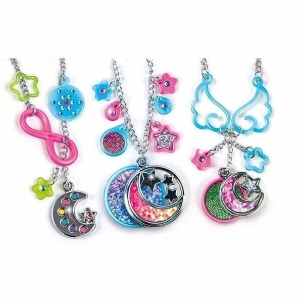 Bracelet and Necklace Making Kit Clementoni My Moonlight Pendants Aluminium Natural rubber Plastic - Image 2