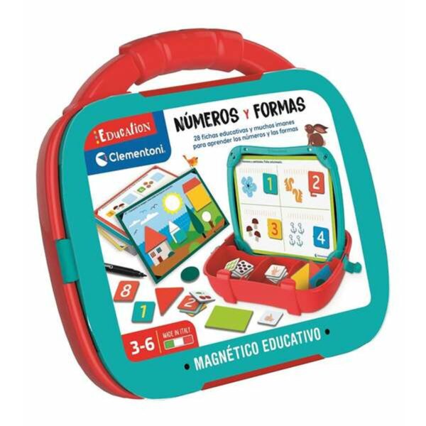 Educational Game Clementoni Briefcase Numbers Shapes 27,5 x 23 x 5 cm - Image 2