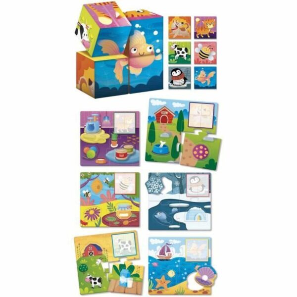 Educational Game Lisciani Giochi Cubes & Logic 2 in1 (FR) - Image 2