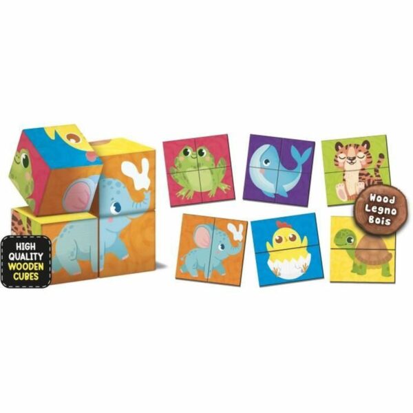 Educational Game Lisciani Giochi Cubes & Puzzle - Image 3