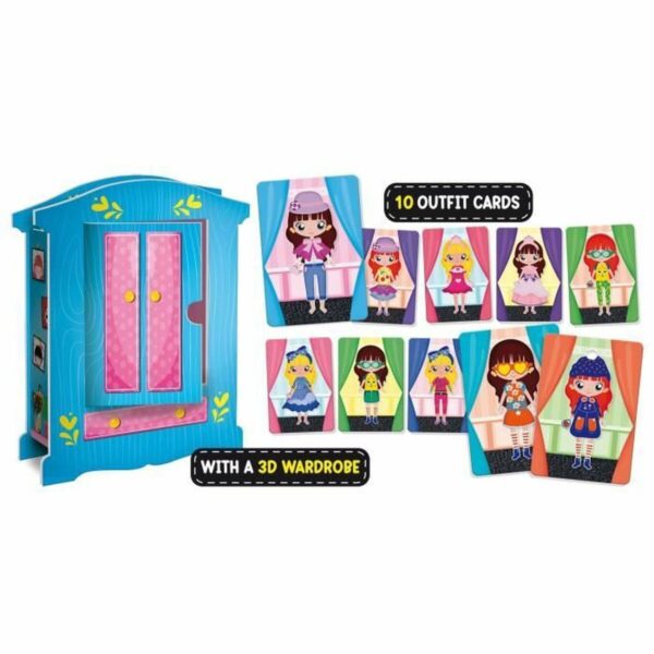 Educational Game Lisciani Giochi Magnetic Fashion Doll (FR) - Image 3