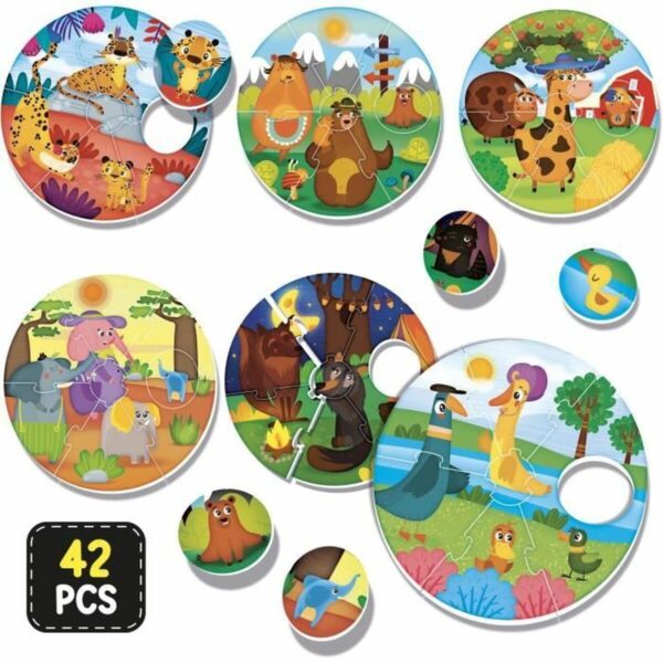 Educational Game Lisciani Giochi Montessori Baby Round Puppies (FR) - Image 2