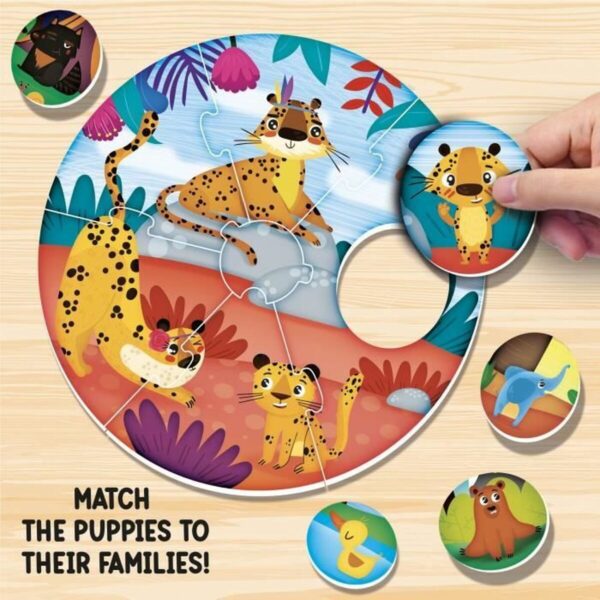 Educational Game Lisciani Giochi Montessori Baby Round Puppies (FR) - Image 3