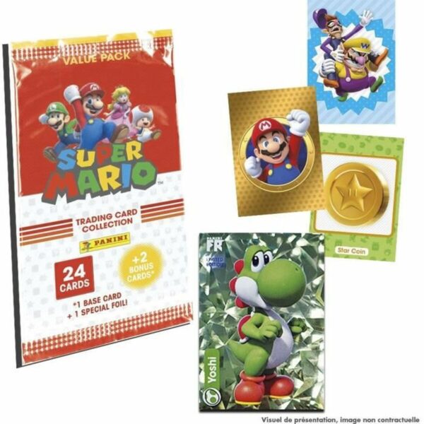 Pack of stickers Panini Super Mario Trading Cards (FR) - Image 5