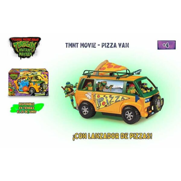 Caravan Teenage Mutant Ninja Turtles Pizza Van - Image 2