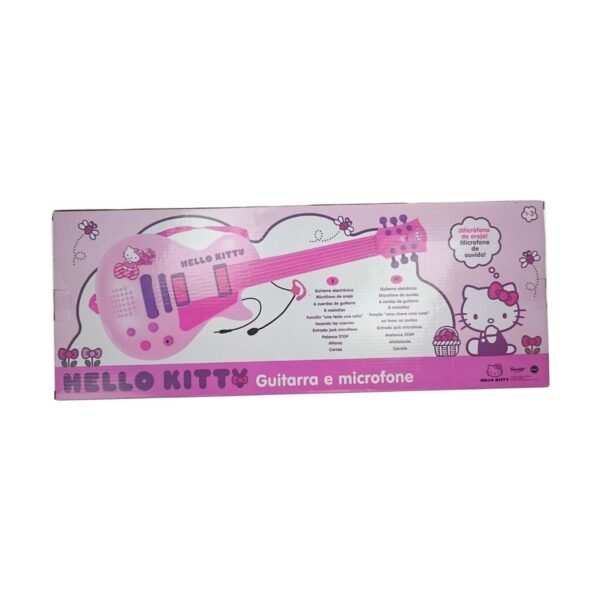 Baby Guitar Hello Kitty Electronics Microphone Pink - Image 8