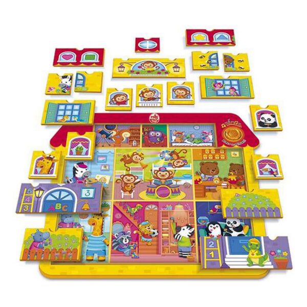 Puzzle Reig Constructor House Musical 21 Pieces 17 x 37 x 41,5 cm (17 x 37 x 41,5 cm) - Image 3