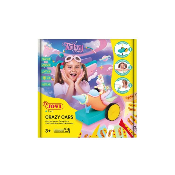 Modelling Clay Game Jovi Crazy Cars Fantasy Multicolour (1 Piece) - Image 4