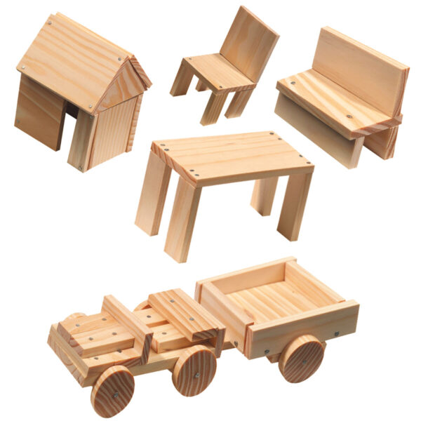 Playset SES Creative Joinery Workshop 57 Pieces - Image 2