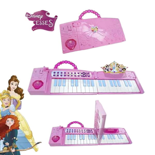 Toy piano Disney Princess Electric Foldable Pink - Image 2