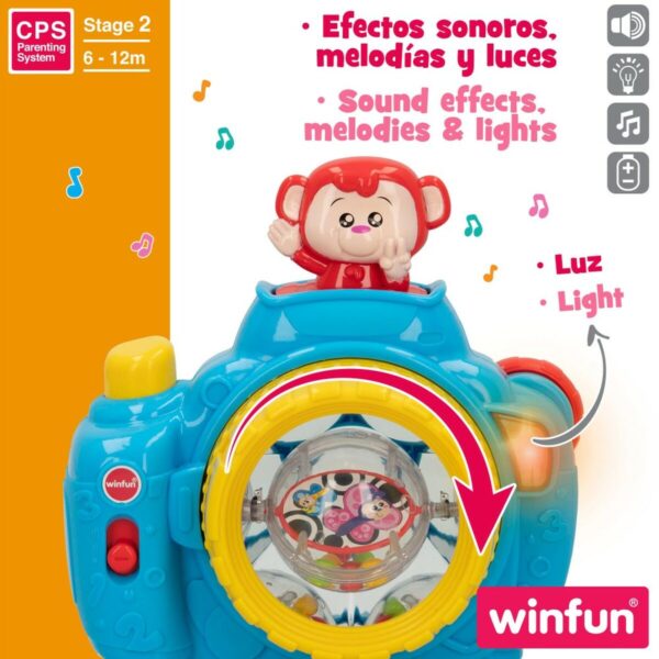 Children's camera Winfun Blue 17 x 16,5 x 8 cm (6 Units) - Image 4