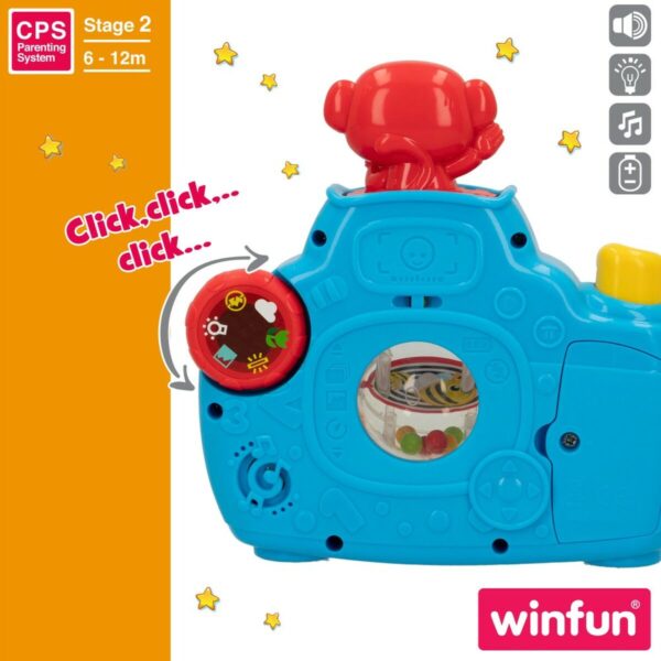 Children's camera Winfun Blue 17 x 16,5 x 8 cm (6 Units) - Image 5