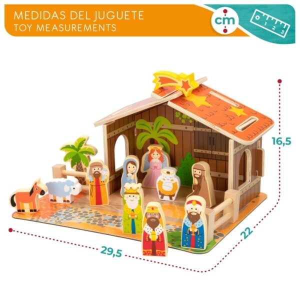 Christmas nativity set Woomax 20 Pieces 29,5 x 16,5 x 22 cm (6 Units) - Image 4
