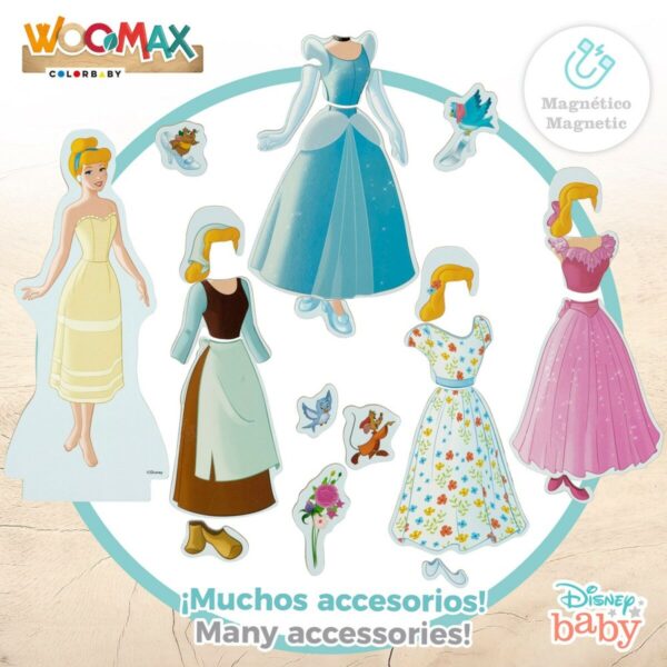 Figures Disney Princess 45 Pieces 4 Units 9 x 20,5 x 1,2 cm - Image 3