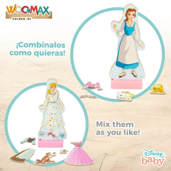 Figures Disney Princess 45 Pieces 4 Units 9 x 20,5 x 1,2 cm - Image 5