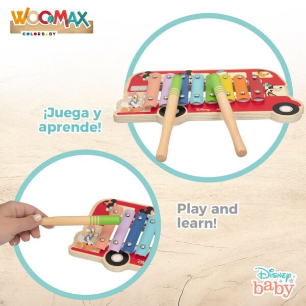 Xylophone Disney Wood Plastic 26 x 2,2 x 15 cm (6 Units) - Image 4