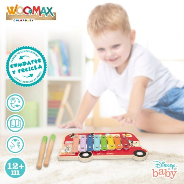 Xylophone Disney Wood Plastic 26 x 2,2 x 15 cm (6 Units) - Image 5