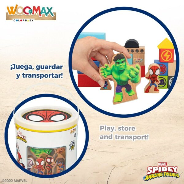 Playset Spidey Amazing Friends 50 Pieces 4 Units 8 x 9,5 x 1,5 cm - Image 4