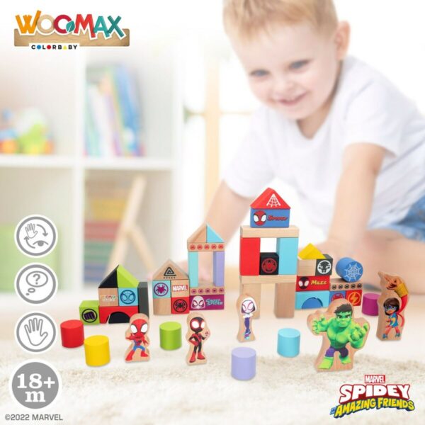Playset Spidey Amazing Friends 50 Pieces 4 Units 8 x 9,5 x 1,5 cm - Image 5