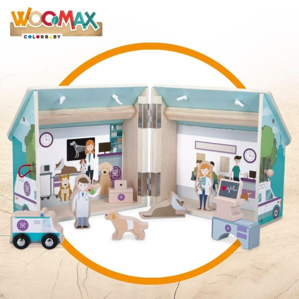 Playset Woomax Vet 9 Pieces 4 Units 19 x 18 x 19 cm - Image 3