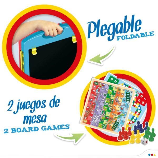 Double-sided Slate Colorbaby 34 x 31 x 29 cm 2 Units 34 x 31 x 29 cm - Image 5