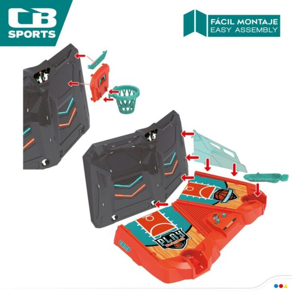 Aiming game Colorbaby Basketball 48 x 27 x 36 cm (2 Units) - Image 5
