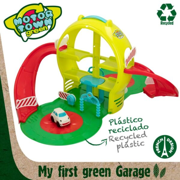 Portable Garage Motor Town 3 levels Car Green 61,5 x 33 x 68,5 cm (2 Units) - Image 4