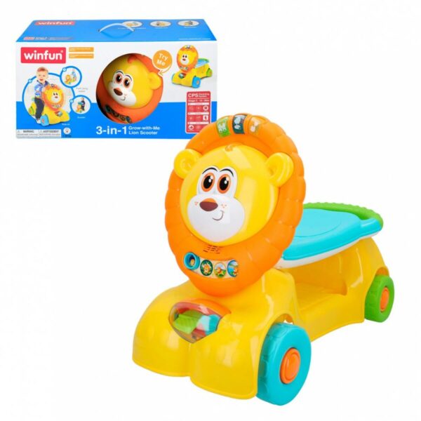 Tricycle Winfun Lion Light Sound 57 x 42 x 26 cm (2 Units) - Image 4