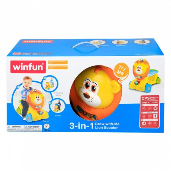 Tricycle Winfun Lion Light Sound 57 x 42 x 26 cm (2 Units) - Image 5